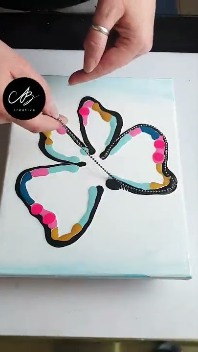 EASY   QUICK Chain Pull Butterfly | AB Creative Tutorial #Shorts
