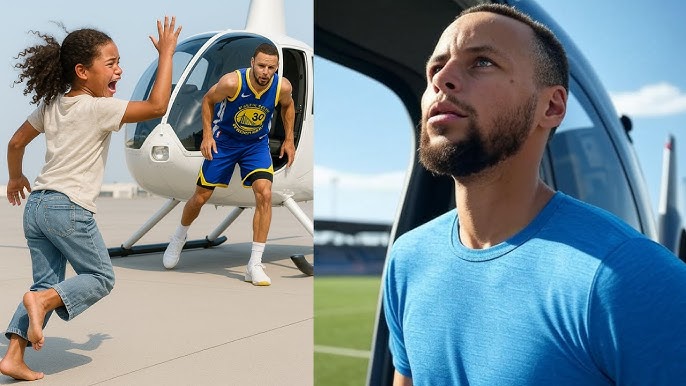 "DON'T GET IN THE HELICOPTER!" Black Girl Yells at Stephen Curry — The  Truth Is Finally Revealed