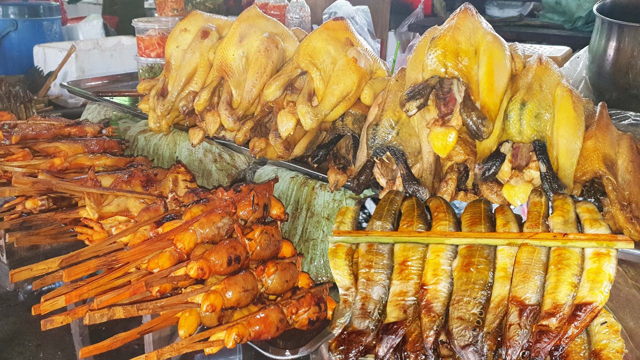 Cambodian Rural Street Food Tour, Various Street Food ...