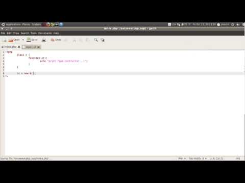 php oop แบบง่ายๆ ตอน 20 constructor usage