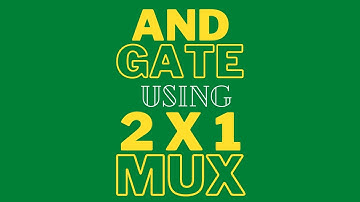 AND gate using 2x1 MUX