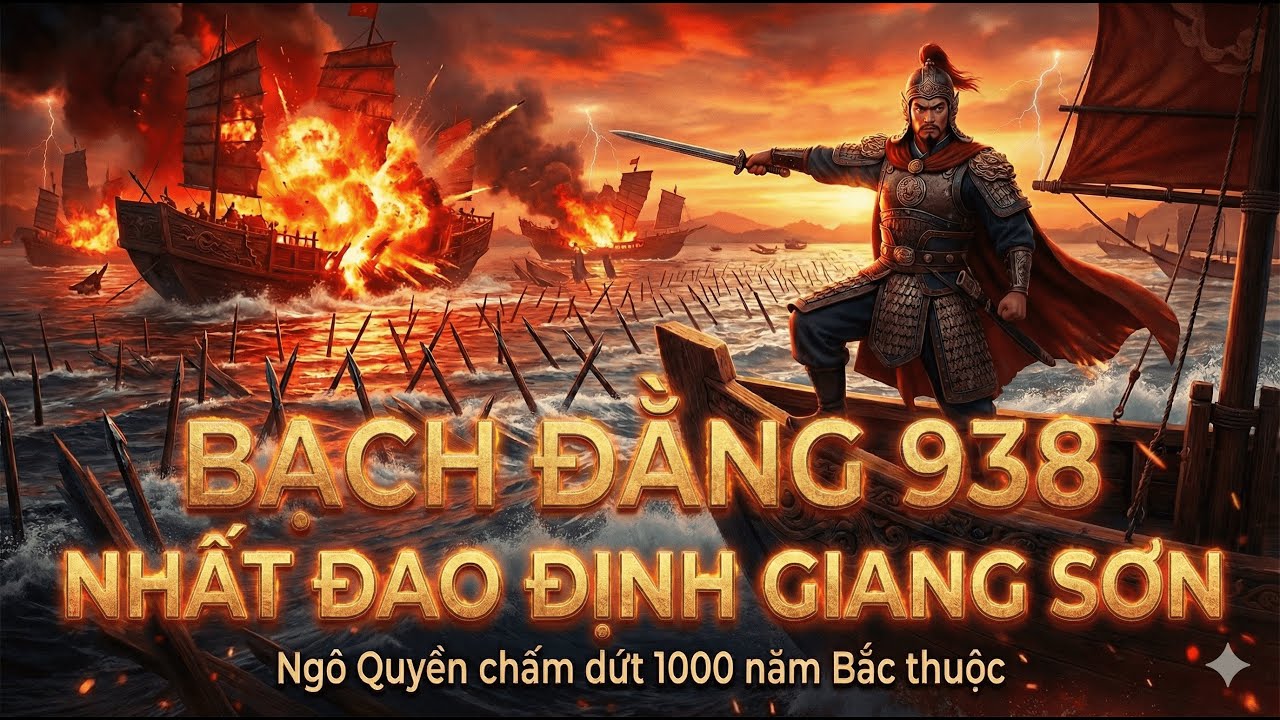 🚩 BẠCH ĐẰNG GIANG: NHẤT ĐAO ĐỊNH GIANG SƠN - HÀO KHÍ NGÀN NĂM 🌊🛡️