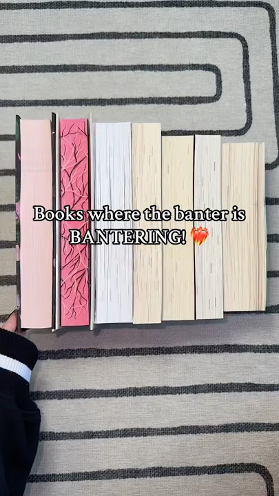 BOOKS WHERE THE BANTER IS BANTERING! ❤️‍🔥
