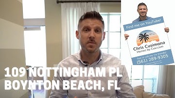 Video Tour | 109 Nottingham Pl Boynton Beach, FL
