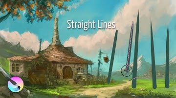 Drawing straight Lines in Krita