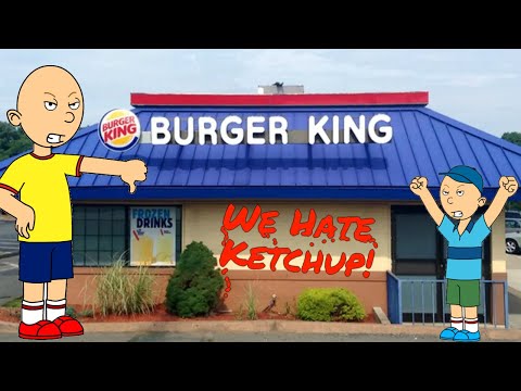 Caillou & Cody Misbehave At Burger King & Get Grounded!