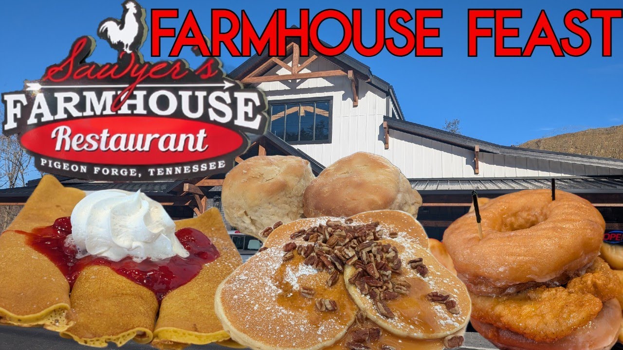 Поешьте здесь сначала в фермерском доме Сойерса.