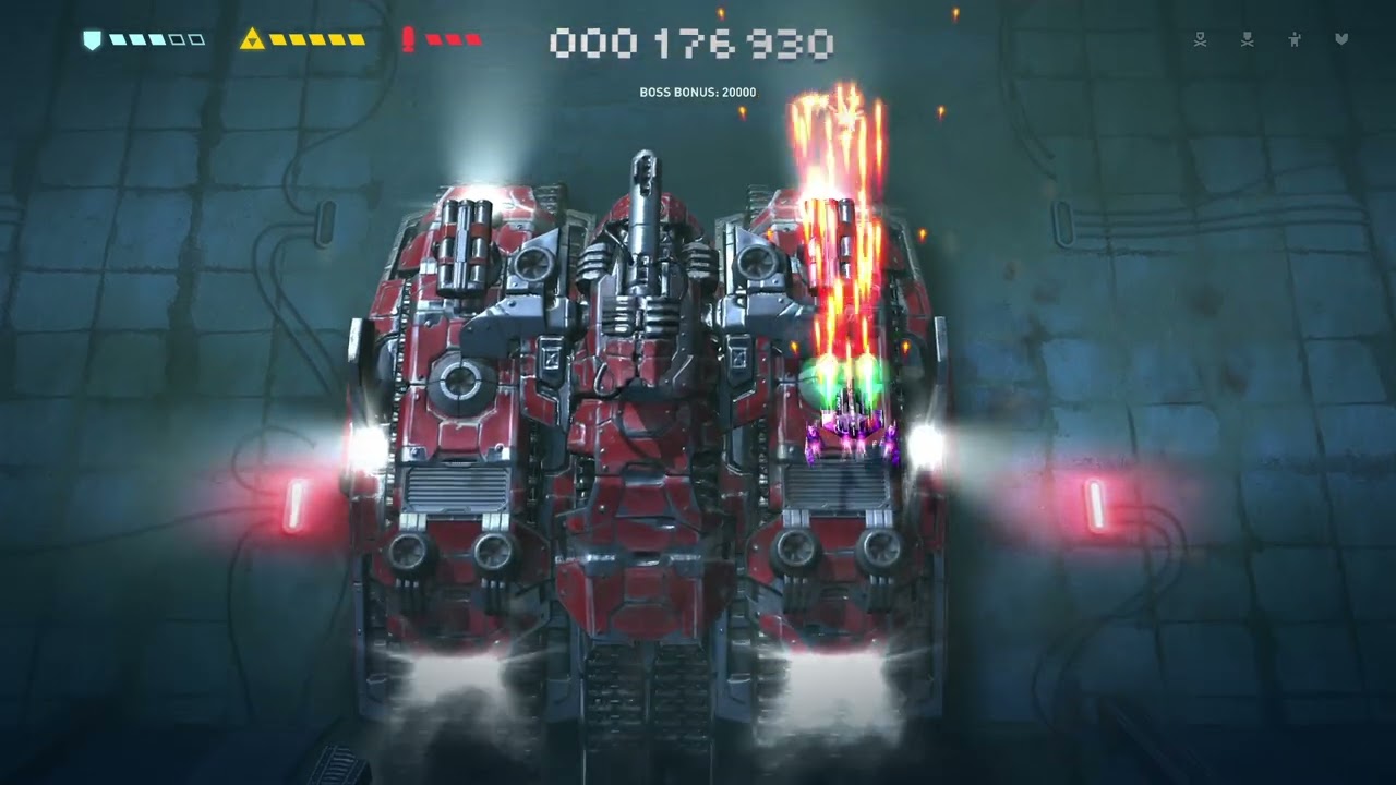 [Sky Force Reloaded] Stage 11 - NIGHTMARE 100% ALL MEDALS