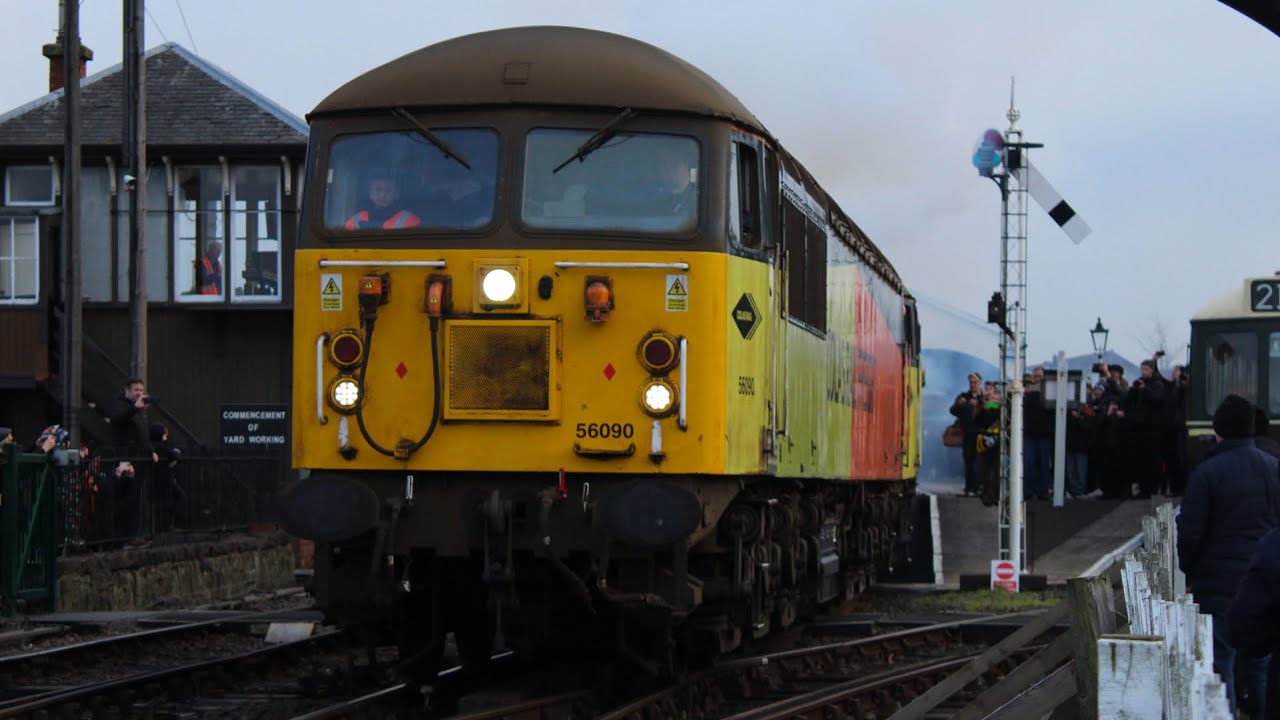 Bo'ness Winter Diesel Gala 2025 - Onboard and Lineside!