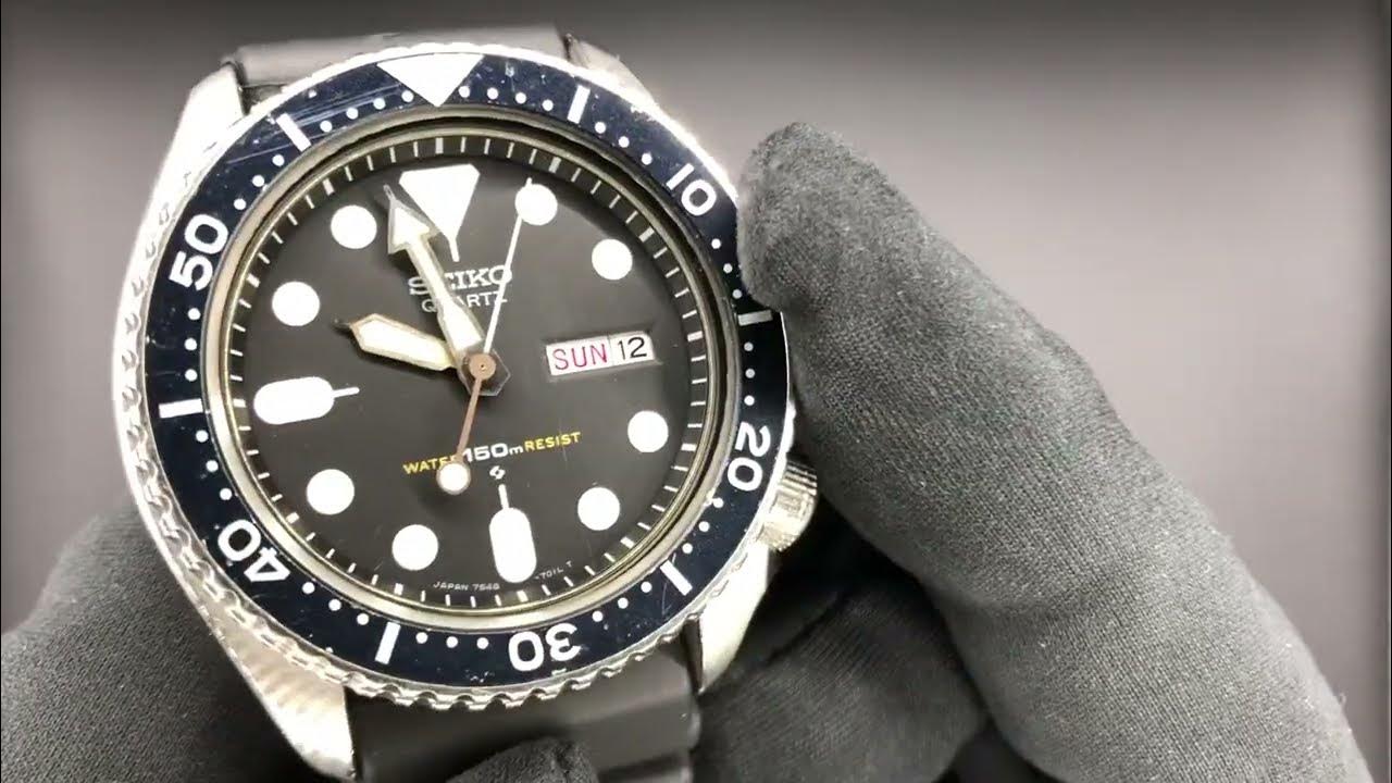 SEIKO 7548 diver better than the SKX ? - YouTube