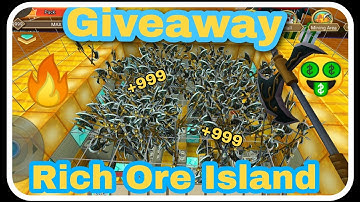 Rich Ore Island Giveaway Sky Block | Blockman Go : Blocky Mods