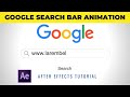 AFTER EFFECTS GOOGLE SEARCH TUTORIAL