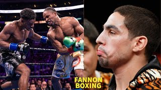 ERROL SPENCE DEFENSE IS WEAK, GETS TOUCHED TOO MUCH TO BEAT DANNY GARCIA SAYS JERON ENNIS COACH!