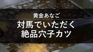 黄金あなご　対馬でいただく絶品穴子カツ