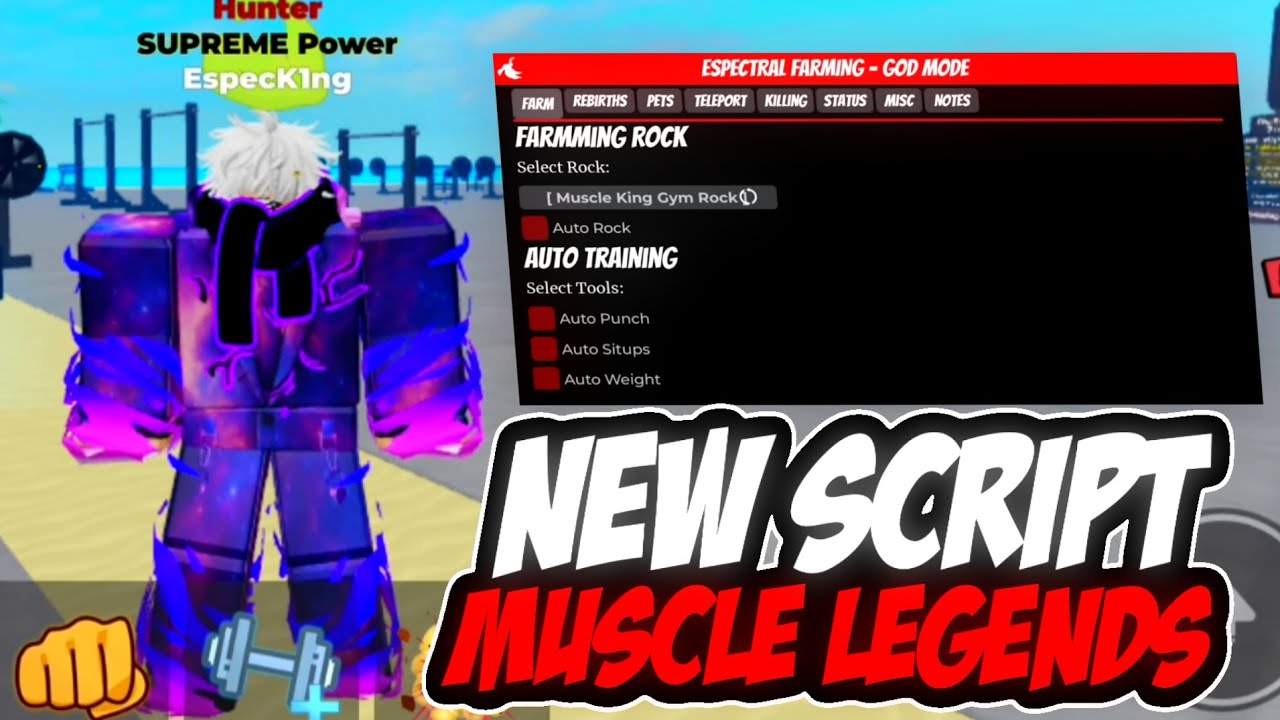 [NEW SCRIPT] NOVO SCRIPT MUSCLE LEGENDS ROBLOX 🔥 - YouTube