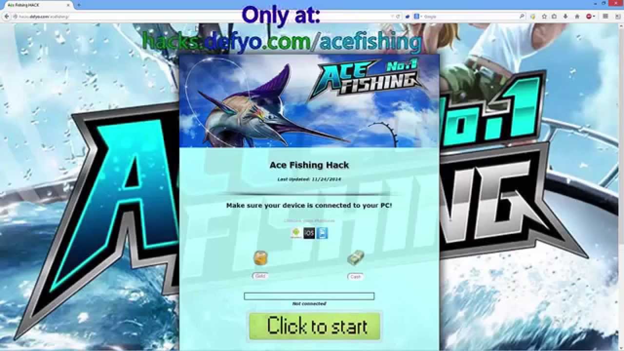 Ace Fishing Hack How to and PROOF of Ace Fishing Cheats WORKINGEnjoy