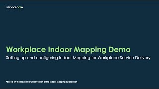 Workplace Service Delivery: Setting up and configuring Workplace Indoor Mapping