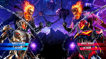 Ghost Rider & Ultron vs Ghost Rider & Ultron (Very Hard) - Marvel vs Capcom | 4K UHD Gameplay