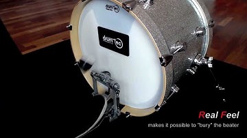 drum-tec e-drums Real Feel bass drums for Roland td, 2Box DrumIt Five and Alesis dm10 modules