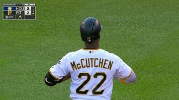 HOU@PIT: McCutchen scores Joyce on a double