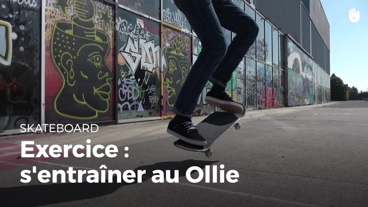 Exercice Trick : s'entraîner au Ollie | Skateboard