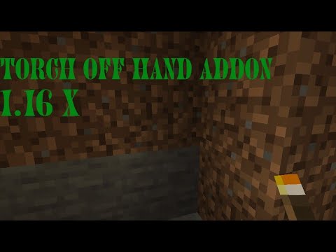 Torch off hand addon para Minecraft pe 1.16.200 y 1.16.100 - YouTube