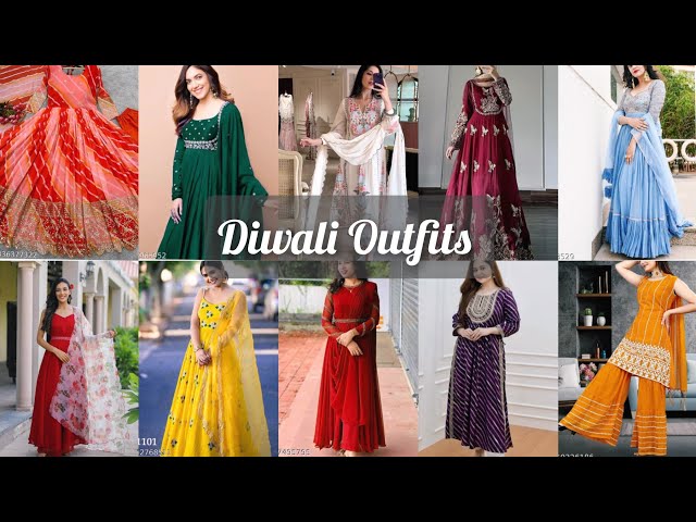Beautiful dress materials for diwali festival | Long gown dress, Designer  dresses, Indian dresses