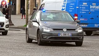 Voitures de police banalisées compilation // Unmarked Police Cars Responding Sirens