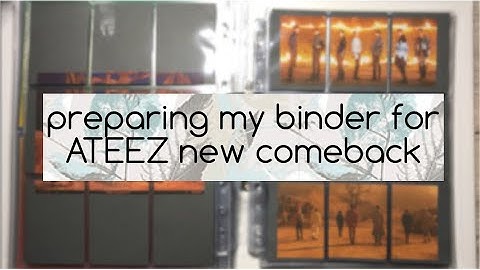 ✭ setting up my binder for ATEEZ new comeback | ZERO : FEVER Part.2 ✭