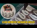 Cara membuat hiasan coklat | coklat garnish | ornamen coklat | chocolate