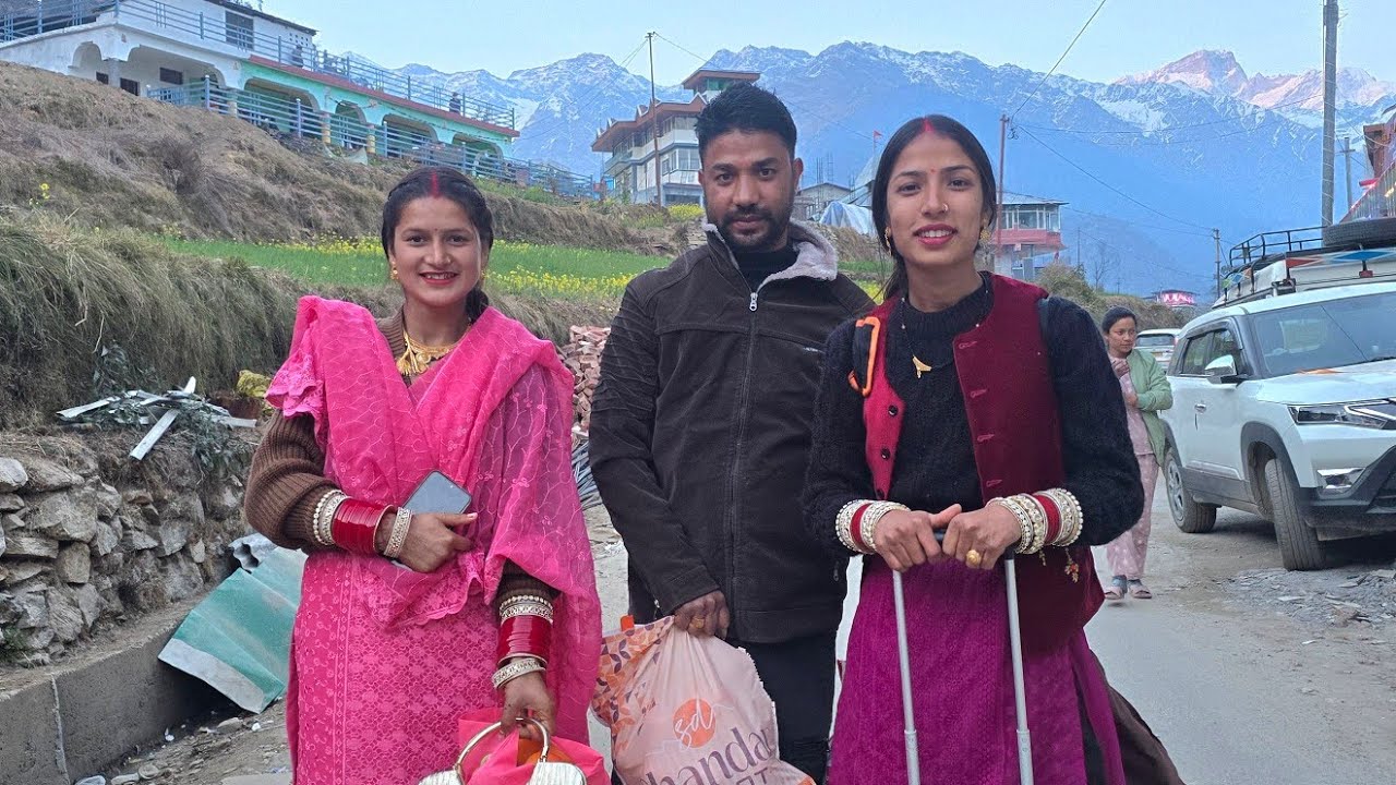 भाभी मायके से लाई खूब सारा सामान 😋 || Pahadi Lifestyle Vlog || Arti Uttarakhand Wali ||