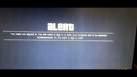 How to fix On GTA 5 Problem "You have not signed in You will need to sing in to save your prograss"