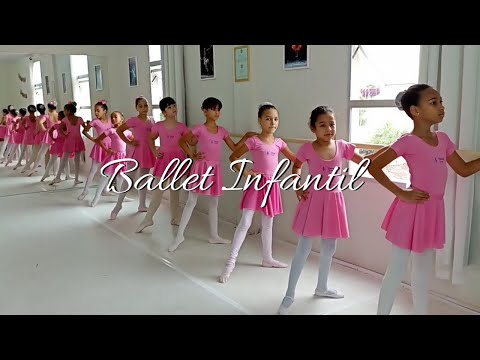 Aula de ballet Infantil - Barra (professora Nathany)