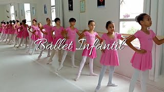 Aula de ballet Infantil - Barra (professora Nathany)