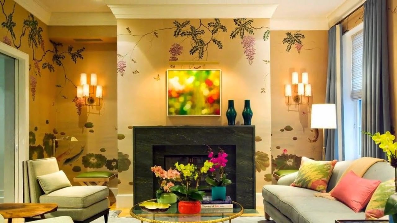 Living Room Background Wall India Design - YouTube