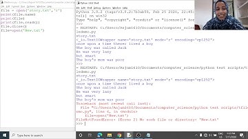 Python File Handling - OS Module