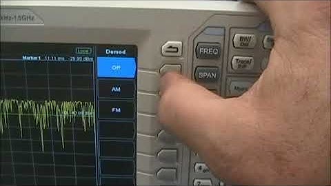 ETE335 SP18 Spectrum Analyzer FM demod May 20, 2018