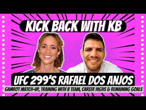 Rafael dos Anjos Talks UFC 299 Gamrot Match-Up, McGregor & Diaz Fights, B Team BJJ & KO Confidence!