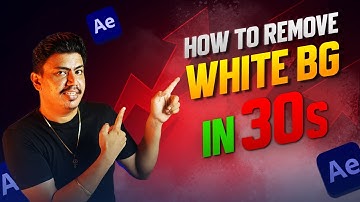 White Background Removal in 30 Seconds! | Adobe After Effects Quick Tip