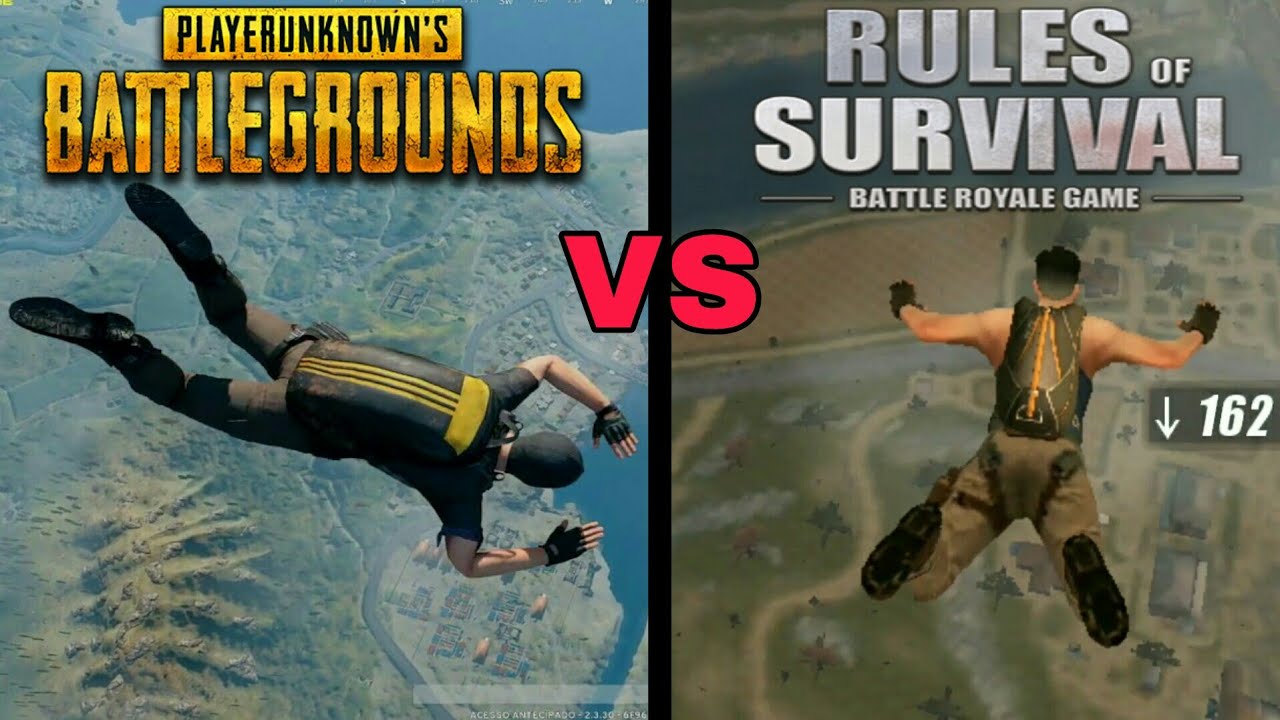 Pubg Mobile VS Rules Of Survival | Which One is Better ? Full Comparison | PUBG vs ROS