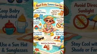 Baby summer care tips#shorts #cute #NurseryRhymes #KidsSongs #BabySongs #ChildrenSongs #Rhymes