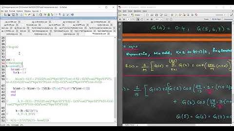 DSP SCILAB 08: FREQUENCY SAMPLING & FIR FILTERS