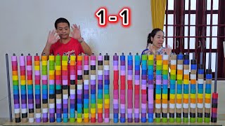 ⚒️🔥🌈 High-speed race color sorting puzzle challenge ♥️ level 18