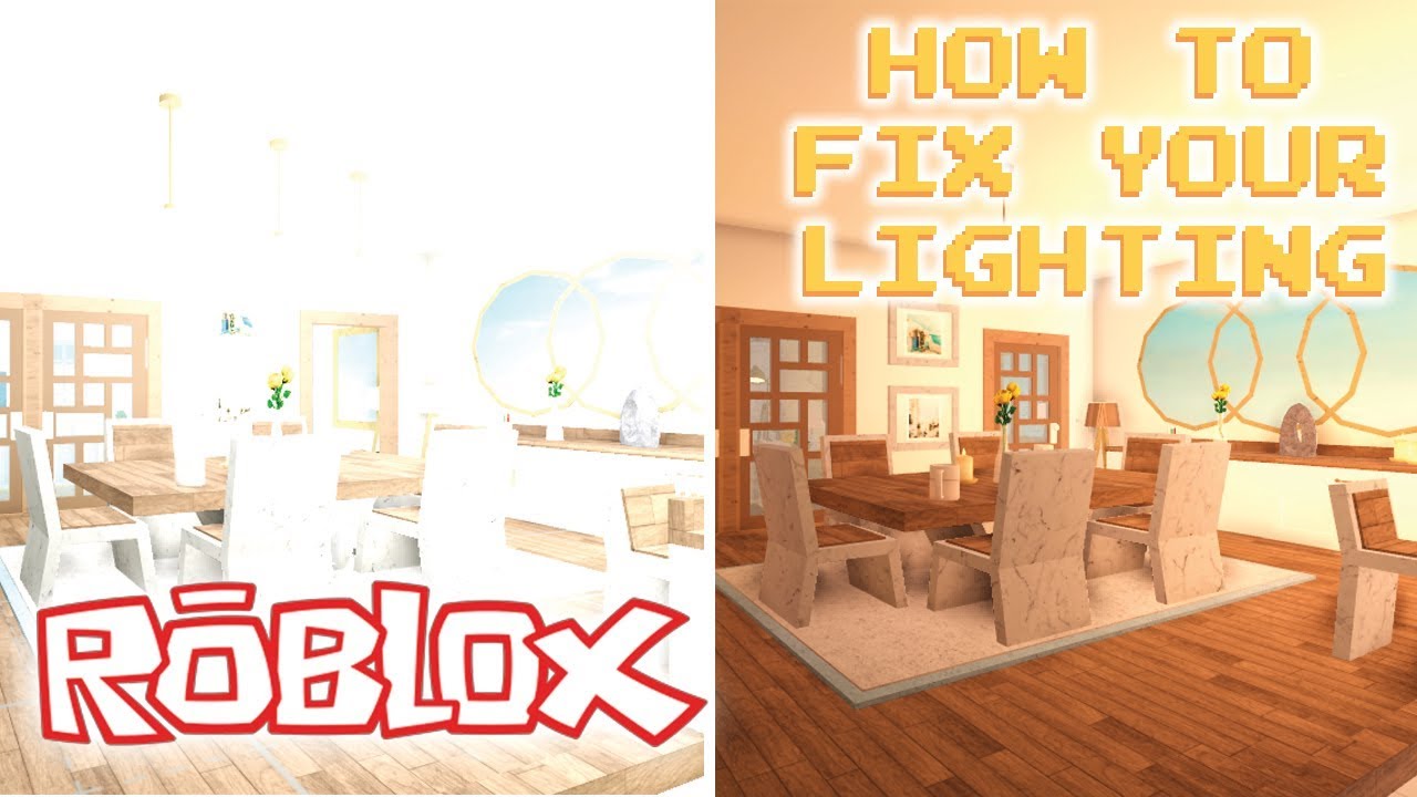 How To Fix Your Lighting In The New Update Version 0 7 6 Welcome To - chum bucket roblox bloxburg