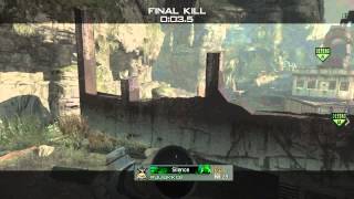 MW3 msr trickshot killcam