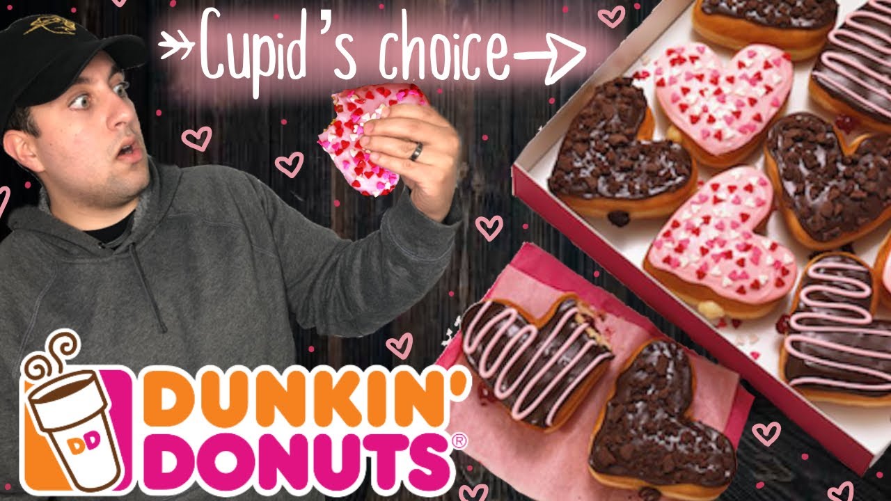 NEW Dunkin Donuts Cupid’s Choice Donut! Food Review! YouTube