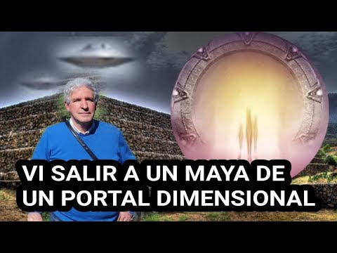 ESPAÑOL VIO UN PORTAL ABRIRSE EN PIRAMIDE Y SALIR UN MAYA