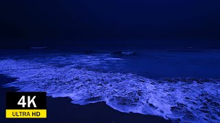 Reduce Stress And Sleep In 5 Minutes With Night Sea Sounds 4K Video