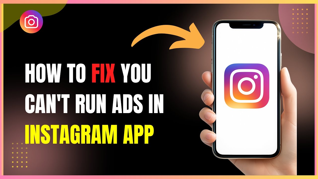 How to Fix You Can’t Run Ads in Instagram App - YouTube