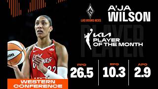 June Western Conference Player of the Month: A'ja Wilson